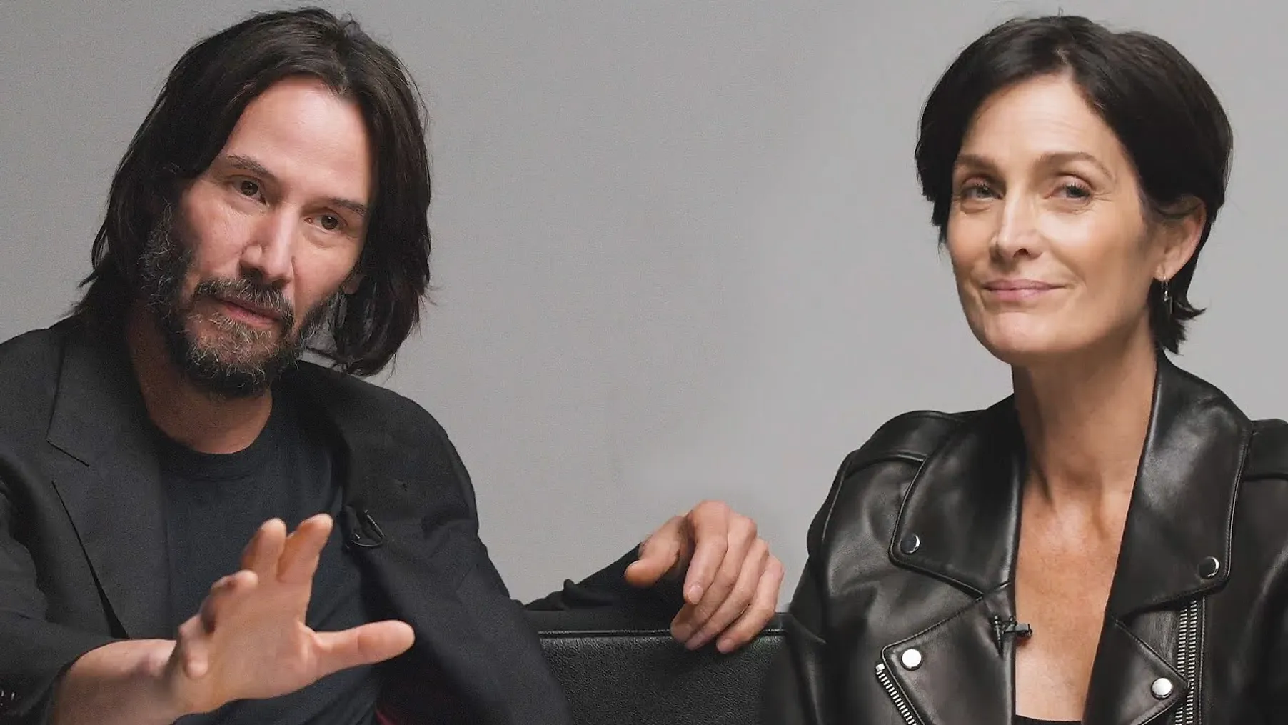 Keanu Reeves and Carrie-Anne Moss on making The Matrix Awakens with Epic Games Preview