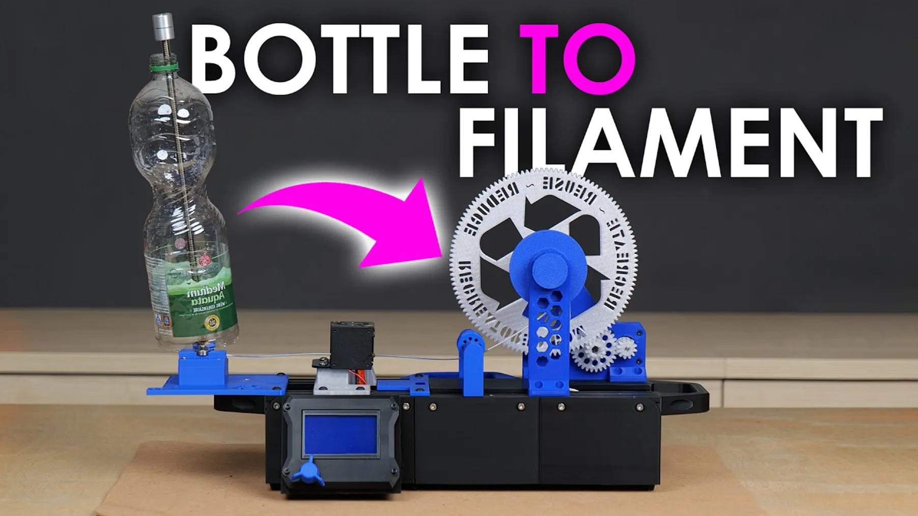 PET Bottle Recycling: Waste to 3D Printing Filament Preview