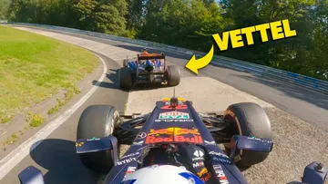Vettel Vs Coultard F1 Car Race Around Full Nurburgring Preview