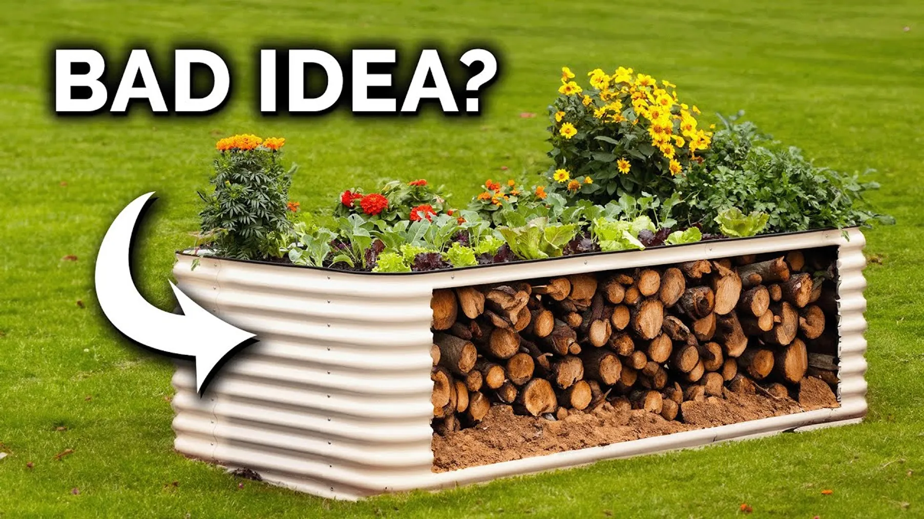 What Happens When You Bury Old Logs In A Raised Bed? Preview