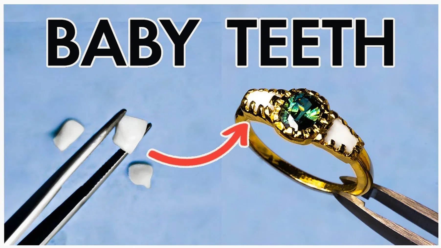 Turning BABY TEETH into a MOTHERS RING! Preview