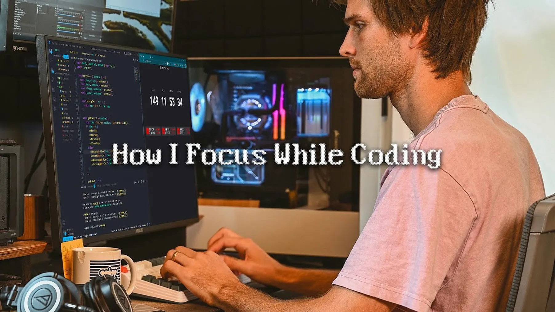 Why I’m able to Code 4 Hours with NO breaks (how to stay focused & productive) Preview