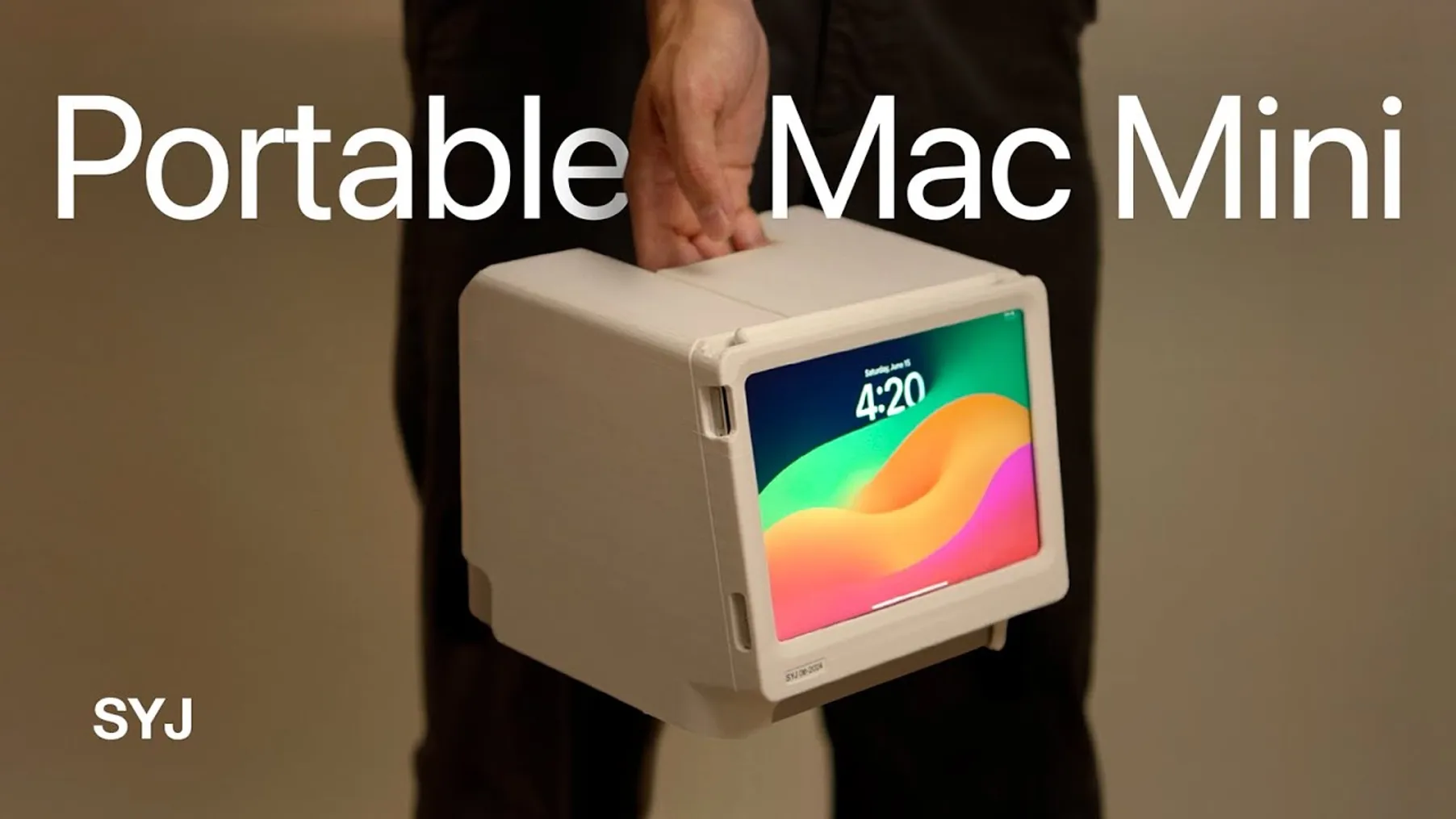Making a Portable Macintosh Mini Preview