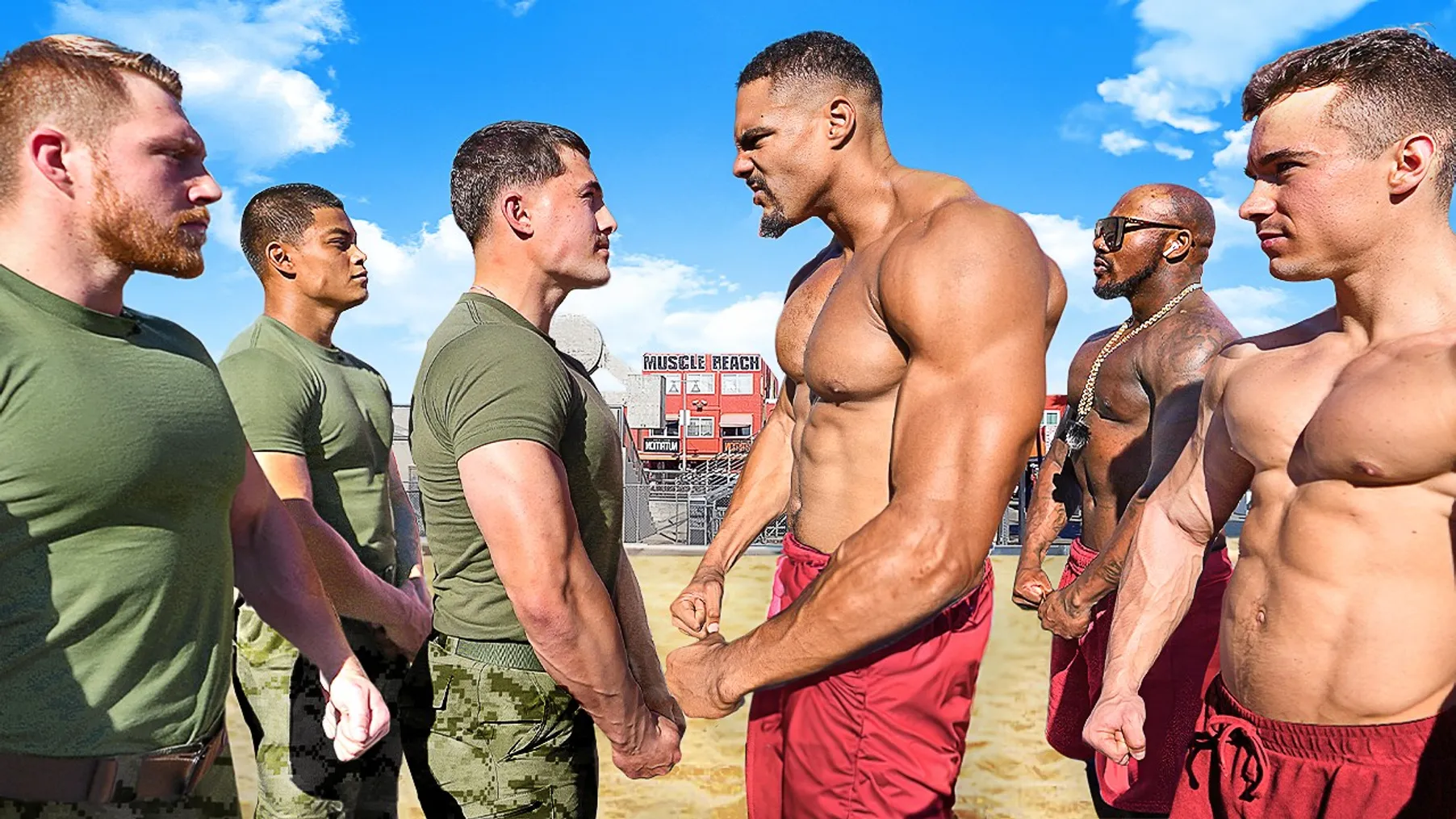 US MARINES VS BODYBUILDERS (Who Is Stronger?) Preview