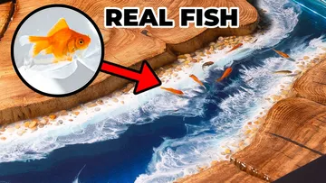 I Built a River Table for Real Fish Preview