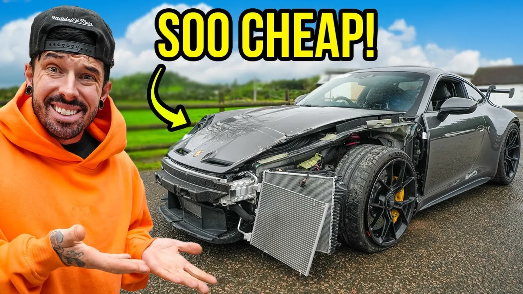 I BOUGHT A WRECKED PORSCHE 911 GT3 & REBUILT IT IN 24 HOURS Preview