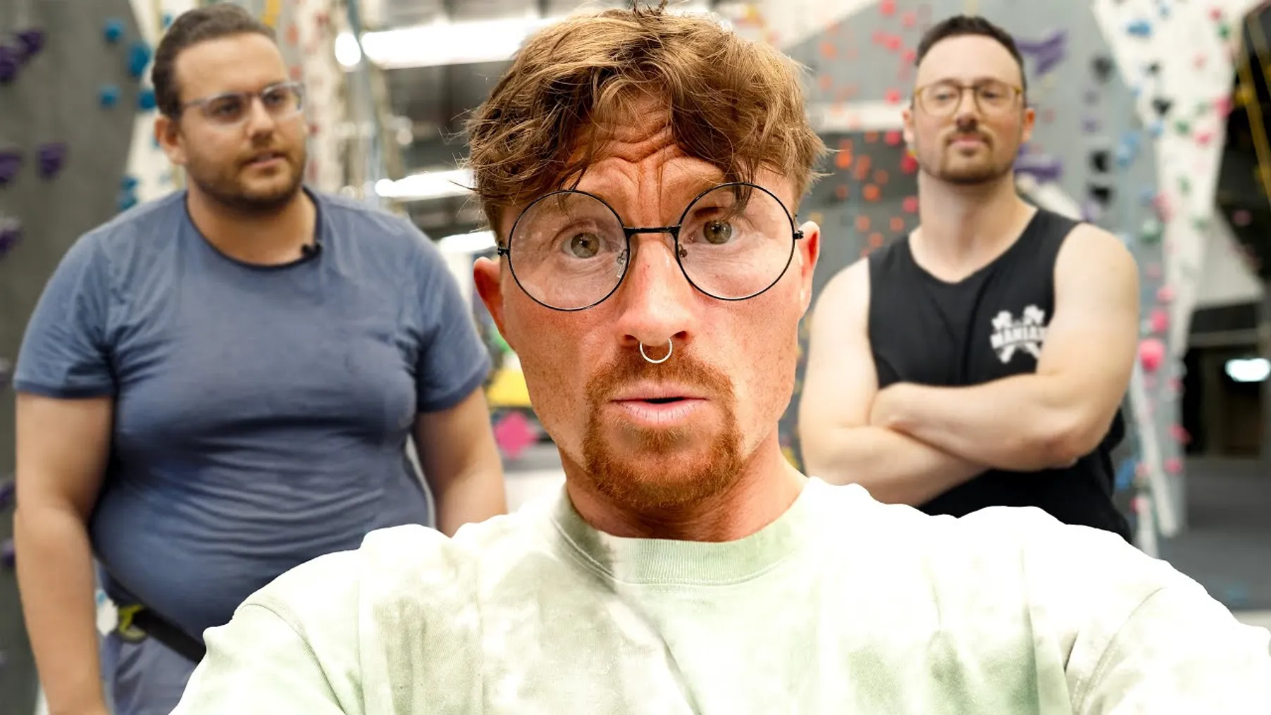 Pro climber pretends to be beginner at climbing gym Preview