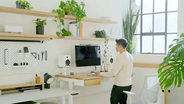Modern Desk Setup & Office Tour – Calm, Cozy, Creative Preview