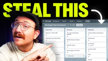 Complete Web Design Process: What Took Me 10 Years to Learn in 12 Minutes [Free Trello Template] Preview