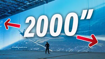 I BUILT the Worlds Biggest Gaming TV Preview