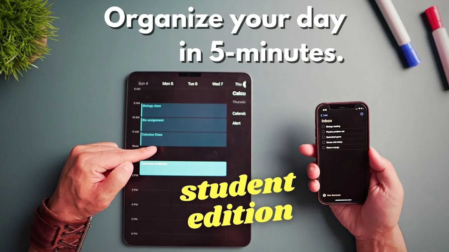 How I Organize My Busy Schedule (Student Edition) Preview