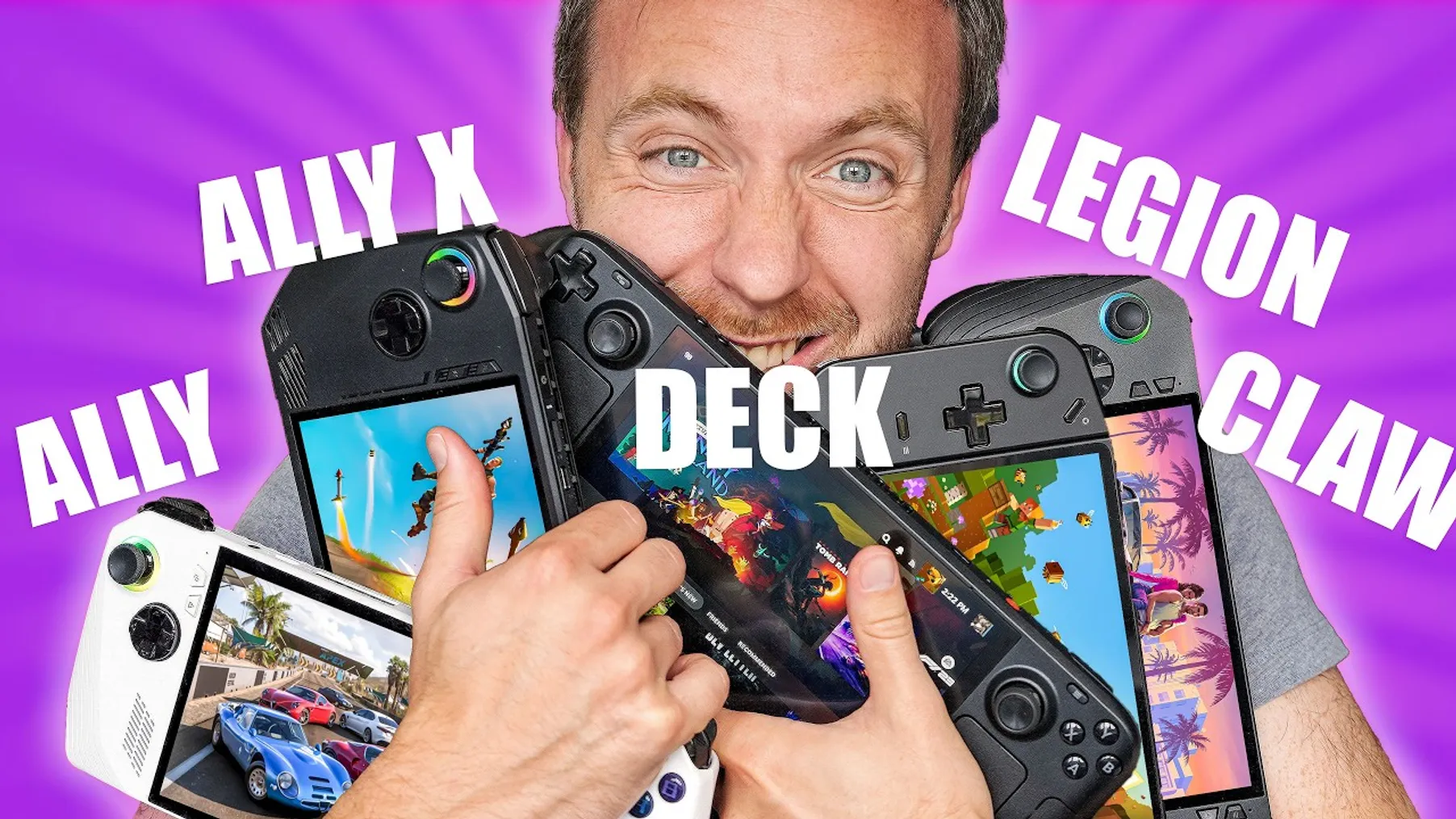 BEST Gaming Handheld in 2024!? [Steam Deck OLED | Ally X | Legion Go | Claw] Preview