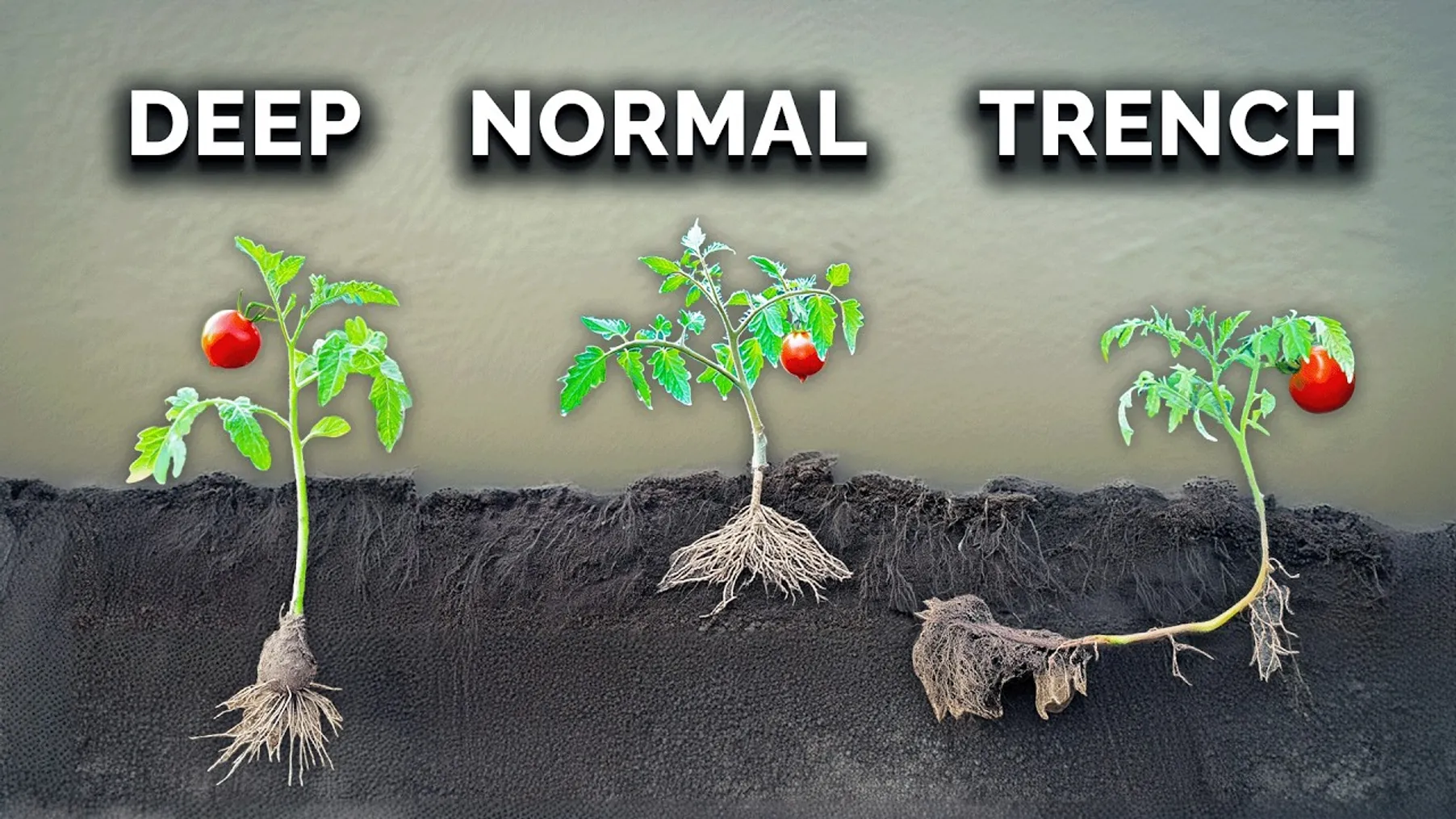 What Happens When You Transplant Tomatoes 3 Different Ways? Preview