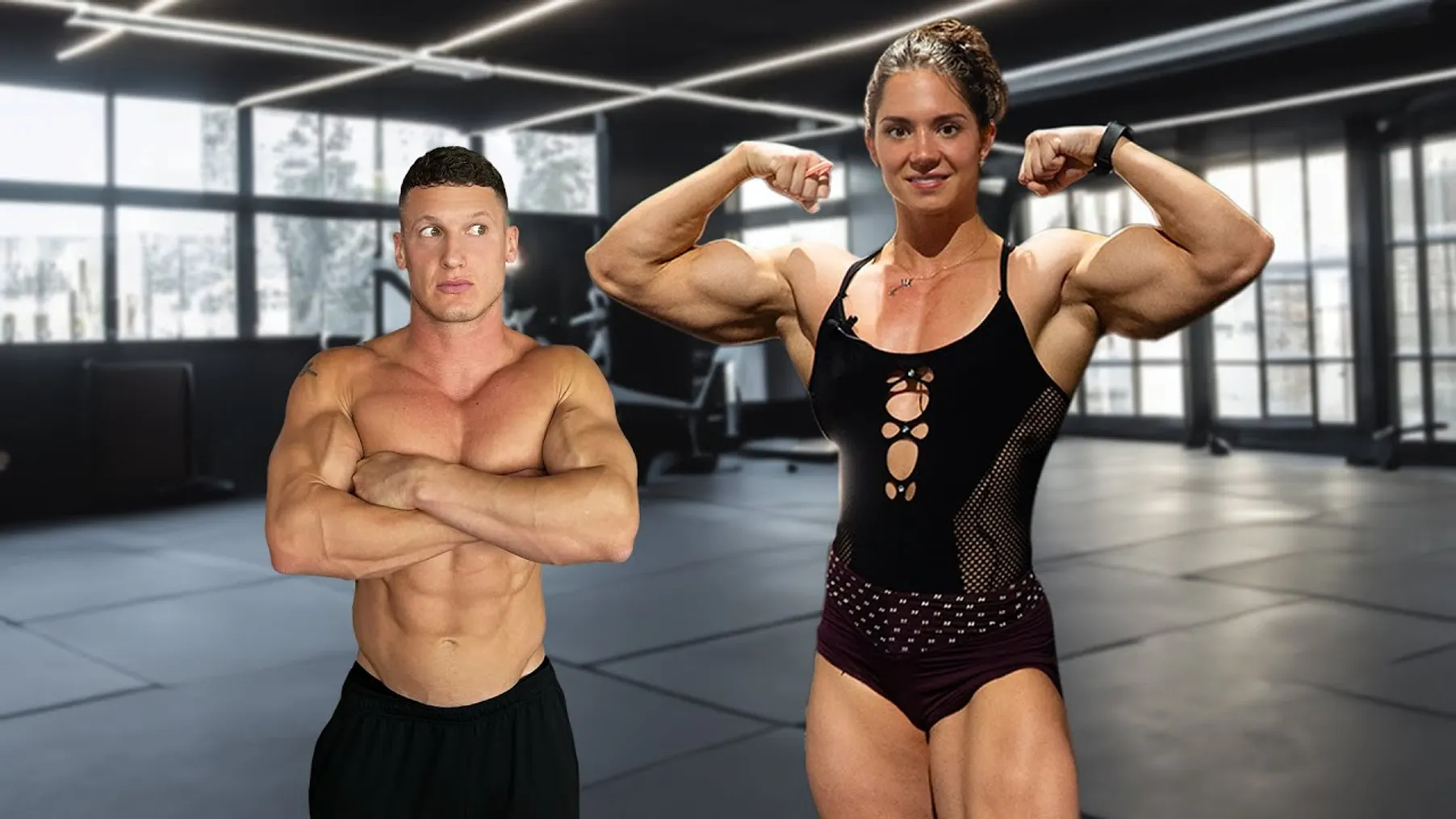 Training with Vladislava Galagan (Muscle Barbie) Preview