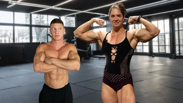 Training with Vladislava Galagan (Muscle Barbie) Preview