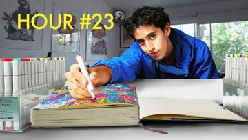 I Finished A Sketchbook in 24 Hours Preview