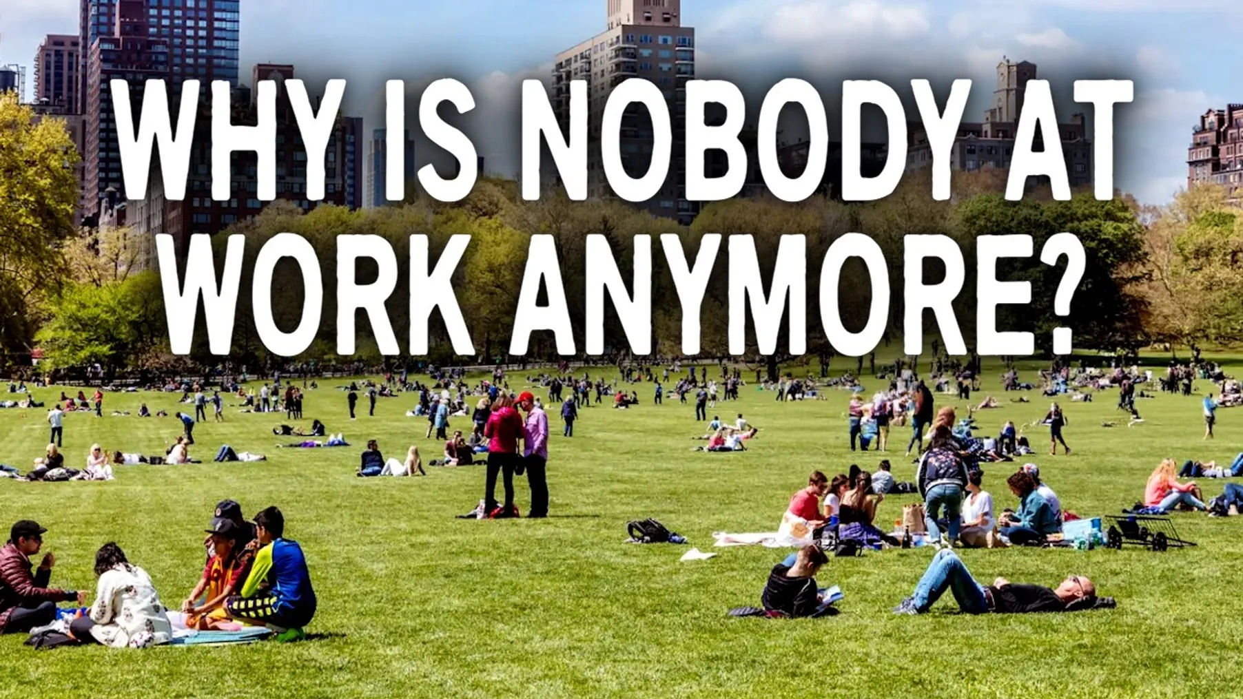 nObODy wAnTs To WorK AnYMore! Preview
