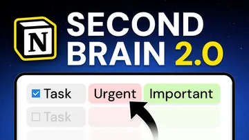 My Ultimate Notion Second Brain for Productivity (Full Tour) Preview