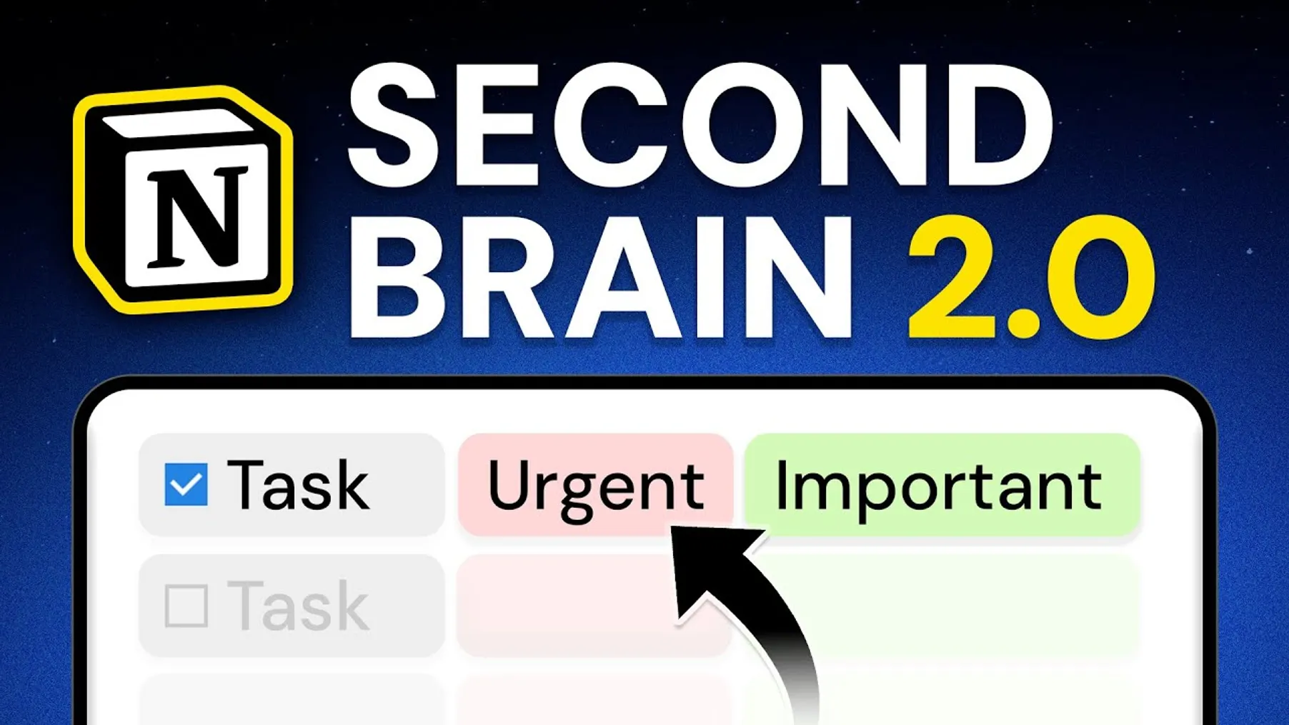 My Ultimate Notion Second Brain for Productivity (Full Tour) Preview